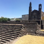 old stone steps and church